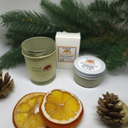 Photo with 3 products - Pamper Tallow Gift Box| Candle, Whipped Cream