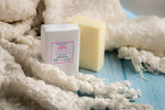 Bar of The Fat Lady Tallow Soap for sensitive skin, suitable for face and body, featuring a natural tallow skincare formula.