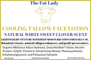Cooling Tallow Face Lotion for Mature Skin – With Botanical Extracts & Natural Collagen Boosters – Multiple sizes