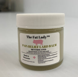 Lard Rub Mentholated. Deep Pain Relief Penetrating Formula with Willow bark & herbal oils - 1.5 Oz
