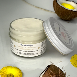 Coconut & Calendula Whipped Tallow - Face & Body Moisturizer - 4 & 8 Oz- Limited Summer Edition