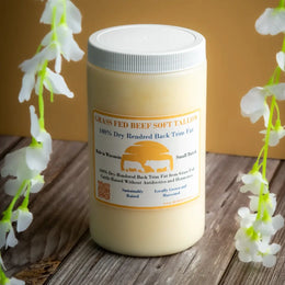 Photo with 1 products - Premium Grass-fed Beef Soft Tallow Fat. Bulk Size Buckets.
