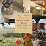 product preparation photos - Premium Heritage Pork Leaf Lard Fat in Reusable Pint Size Glass Jars
