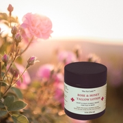 Organic Rose Water, Raw Honey & Tallow All‑in‑One Lotion