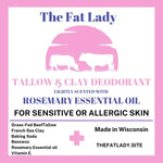 The fat lady whipped tallow cream