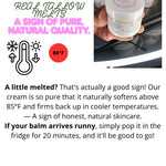Cooling tallow face lotion for mature skin by The Fat Lady, with botanical extracts and collagen boosters in a creamy jar.