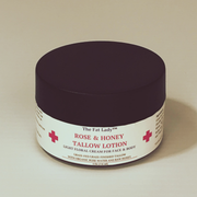 Organic Rose Water, Raw Honey & Tallow All‑in‑One Lotion