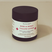 Organic Rose Water, Raw Honey & Tallow All‑in‑One Lotion
