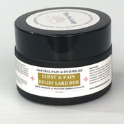Mentholated Lard Pain Relief Rub with aromatic herbal oils & extracts- 1 Oz
