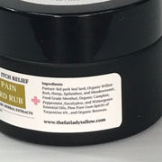 Mentholated Lard Pain Relief Rub with aromatic herbal oils & extracts- 1 Oz