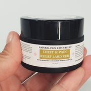 Mentholated Lard Pain Relief Rub with aromatic herbal oils & extracts- 1 Oz
