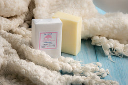 Bar of The Fat Lady Tallow Soap for sensitive skin, suitable for face and body, featuring a natural tallow skincare formula.