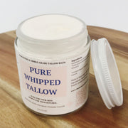 Unscented Pure Whipped Tallow for Ultra-Sensitive Skin- Edible Grade- 4Oz- NEW