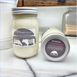 Grass-Fed American Wagyu Beef Tallow  – Dry Rendered Suet for Cooking & Skincare