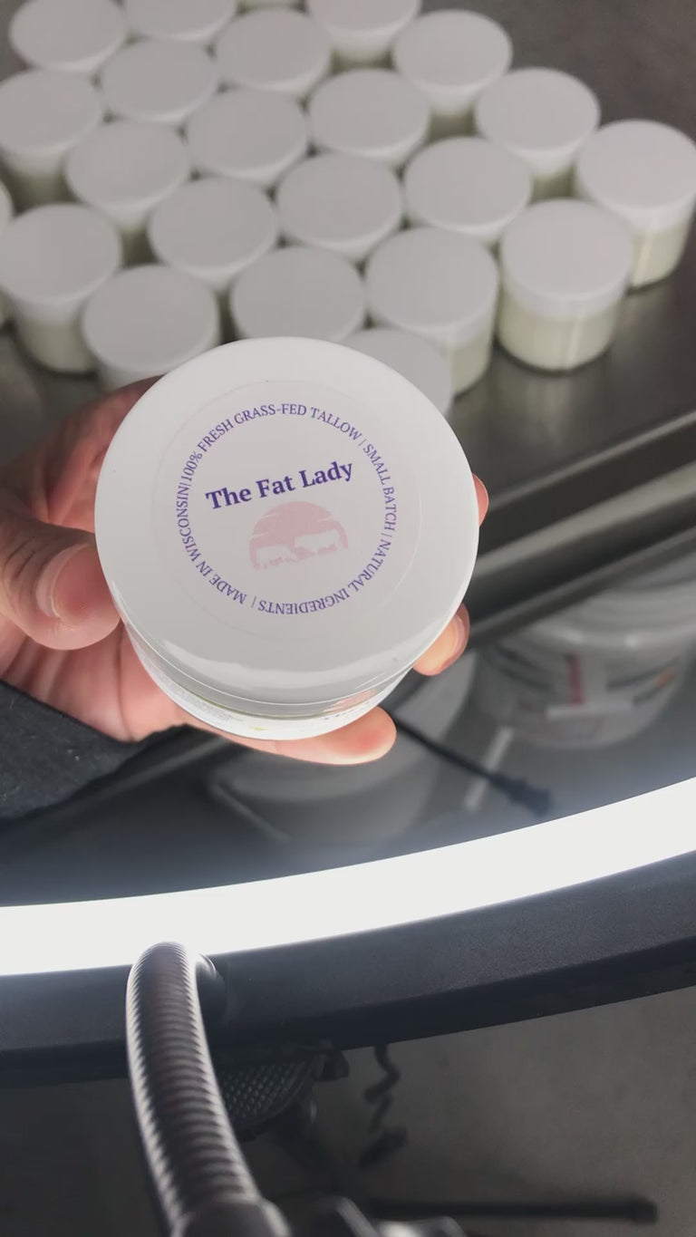 Cooling Tallow Face Lotion for Men & Woman – With Botanical Extracts & Collagen Boosters